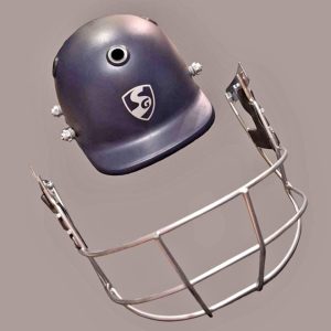 SG Optipro Junior Cricket Helmet Navy Small